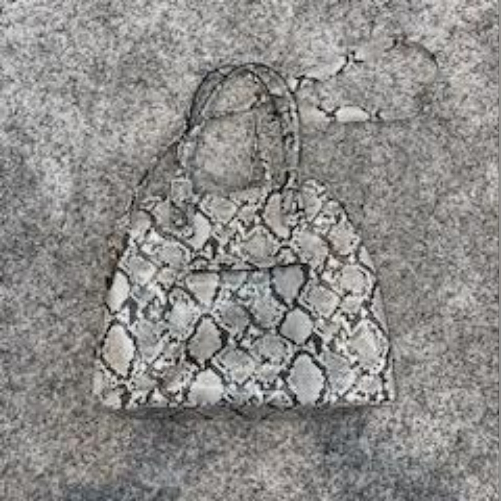 Jessica Simpson faux snake skin purse